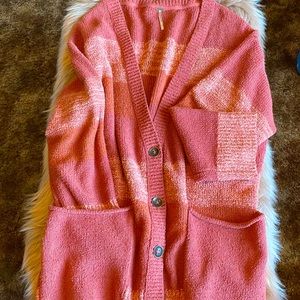 Free People Southport Oversized Beach Cardi